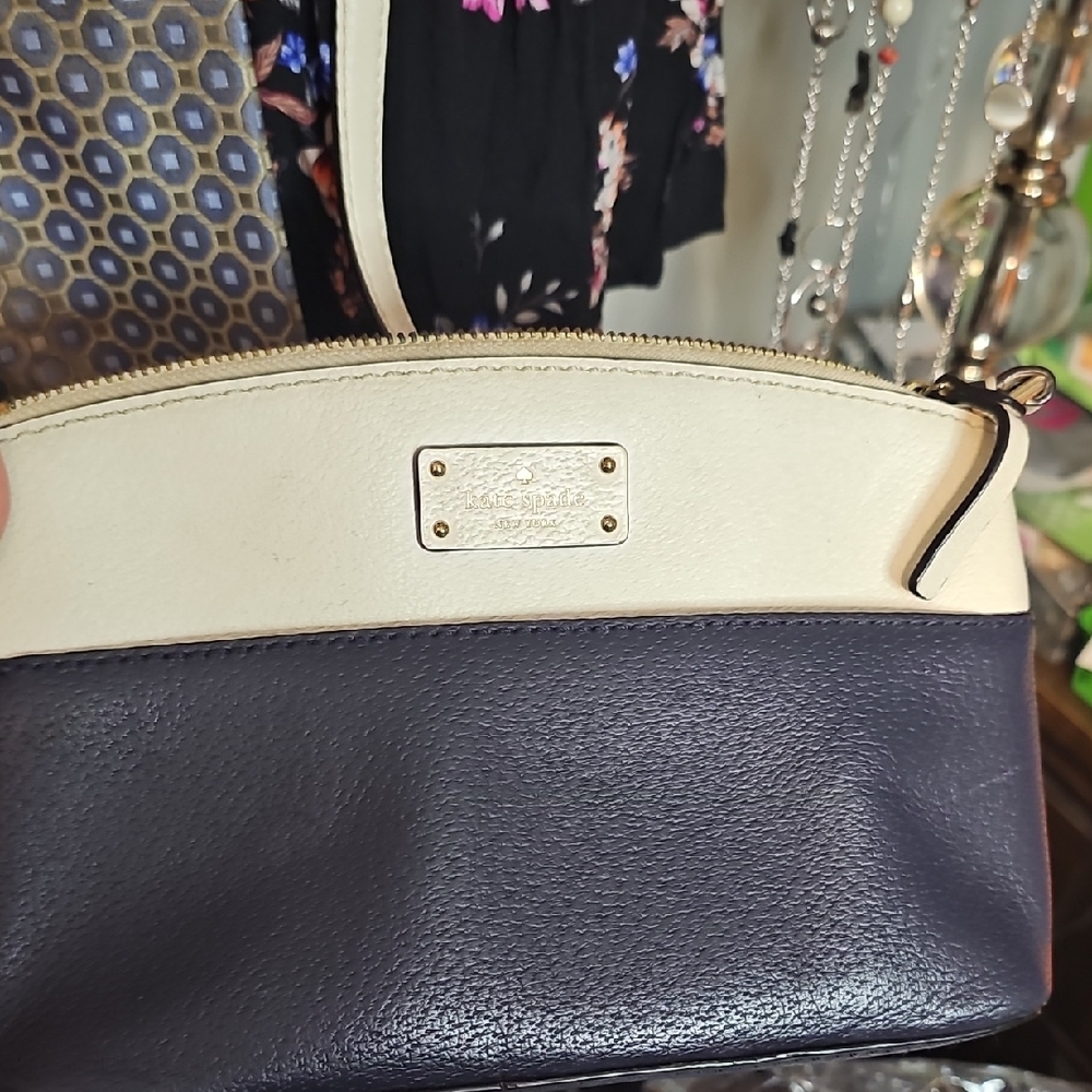 Kate Spade Black and Cream Clutch
